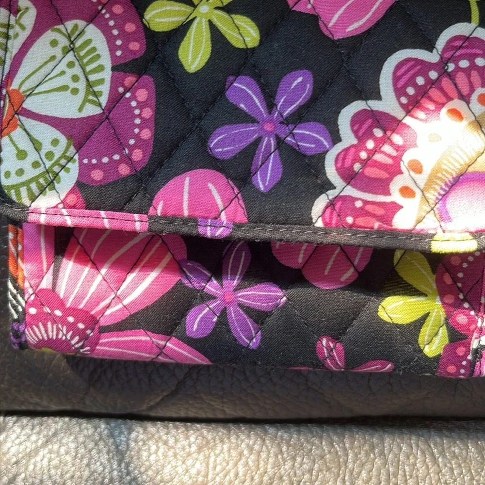 Vera Bradley euro wallet in pirouette pink